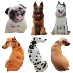 Adorable 50cm 3D Printed Dog Plush Toy – Kids and Home Decor