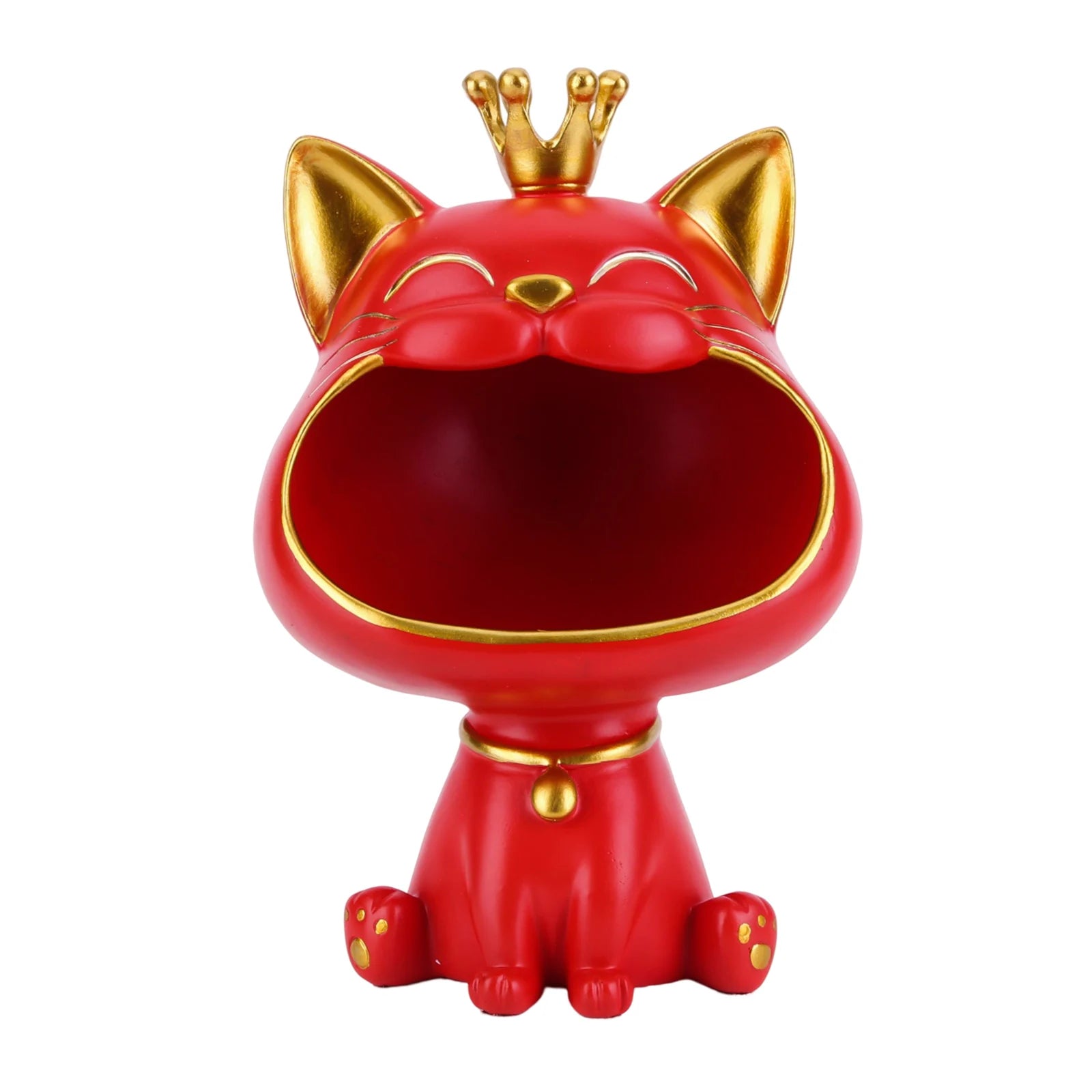 Lucky Cat Resin Statue - Image 7