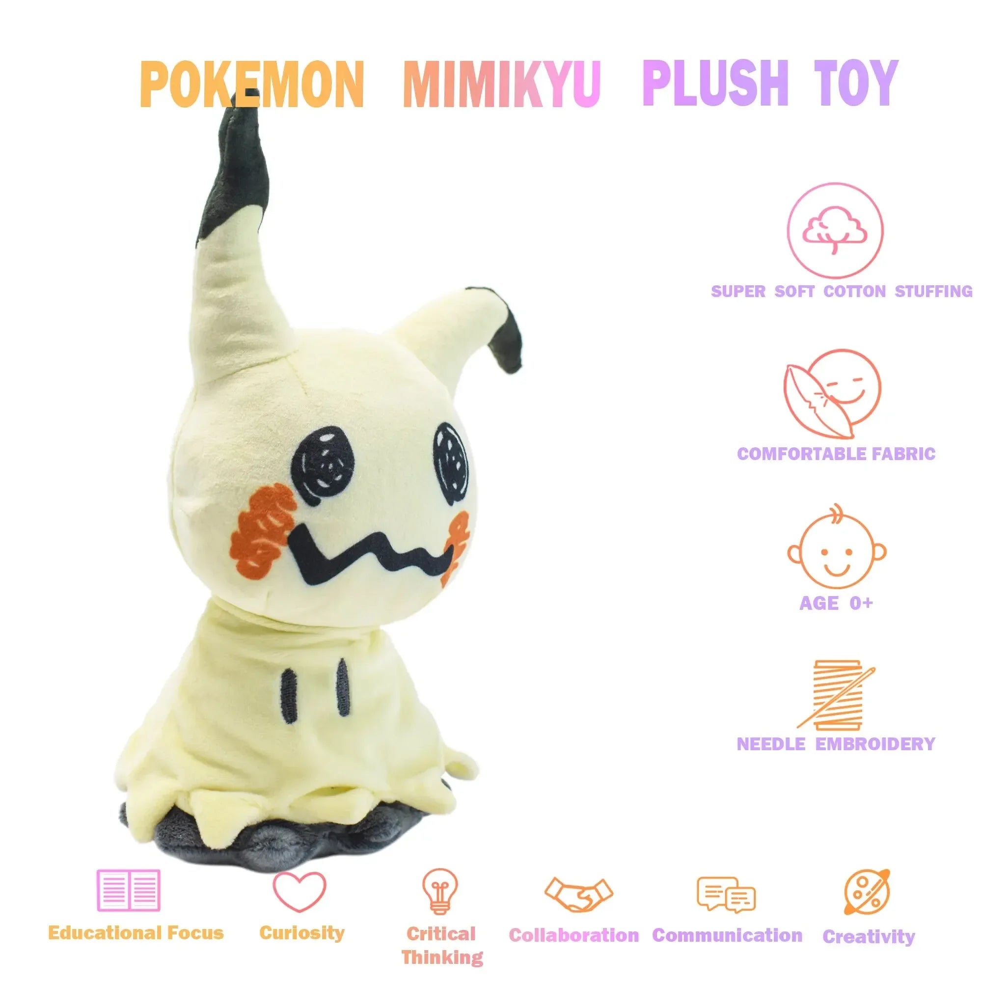 Mimikyu & Eevee Plush Toys – Perfect Anime Character Dolls for Kids - Image 5