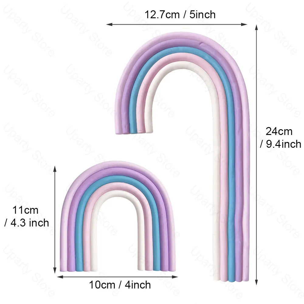 2 Packs Rainbow Cake Toppers - Image 8