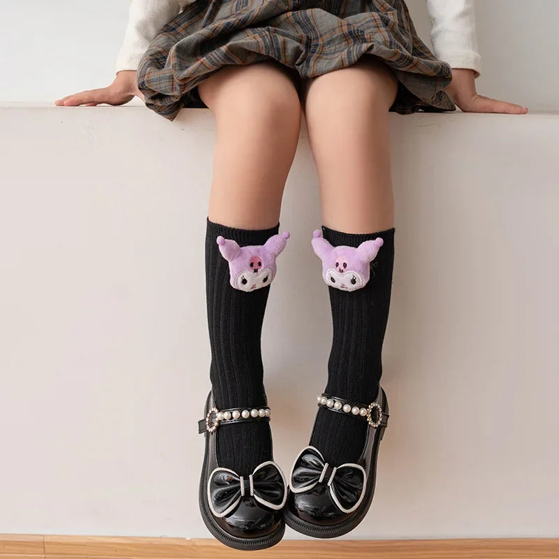 Kuromi Melody Cinnamoroll Kitty Cat Sanrio Socks – Kawaii Korean Style - Image 10