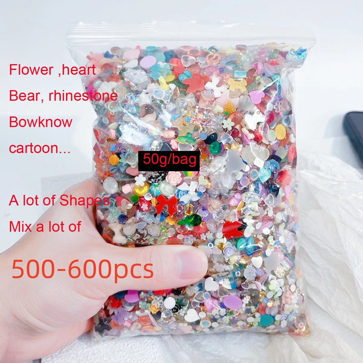 Bow Flower Nail Art Resin Decorations – Kawaii Manicures