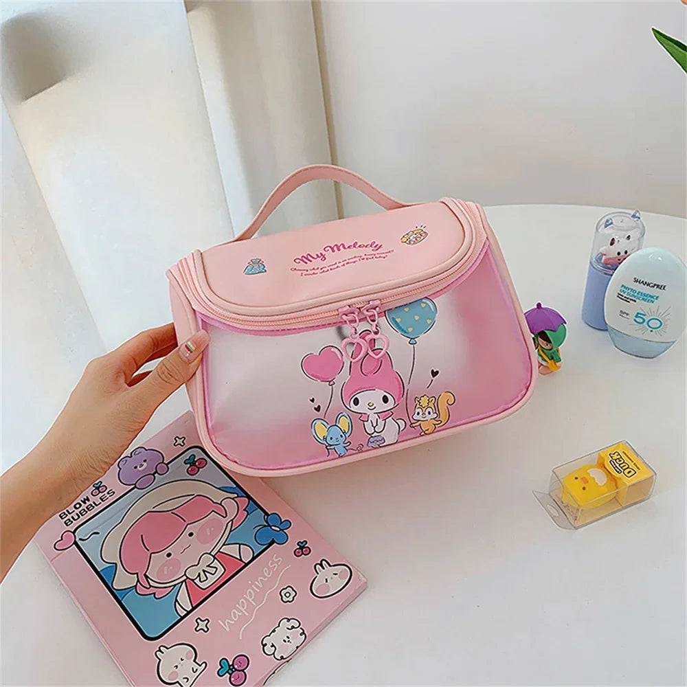 Sanrio Kawaii Hello Kitty Zipper Makeup Bag – Cute - Image 7