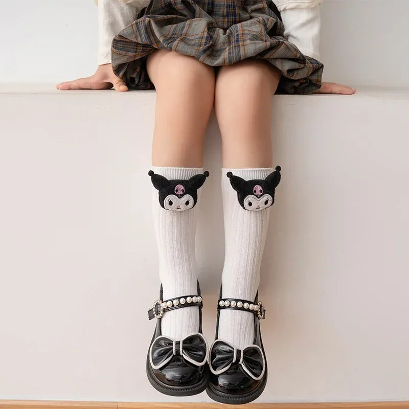 Kuromi Melody Cinnamoroll Kitty Cat Sanrio Socks – Kawaii Korean Style - Image 8