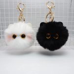 Cute Plush Cat Keychain
