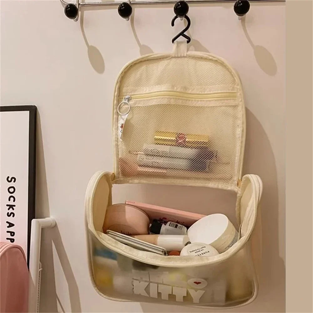 Sanrio Kawaii Hello Kitty Zipper Makeup Bag – Cute - Image 5