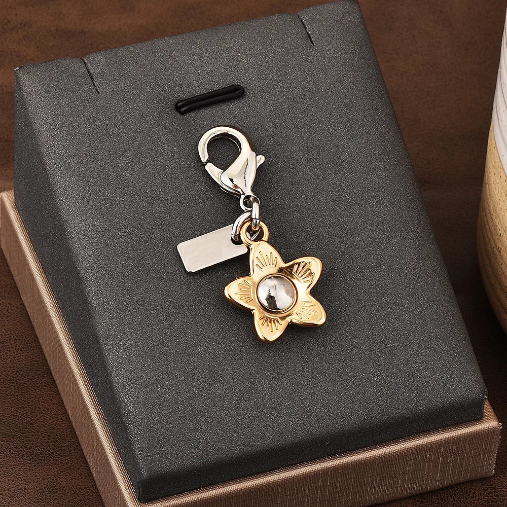 Exquisite High-end Bear Cherry Butterfly Keychains for Women - Image 6