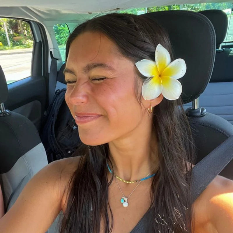 Plumeria Hair Clips – Fashionable Floral Accessories for Women and Girls - Image 4