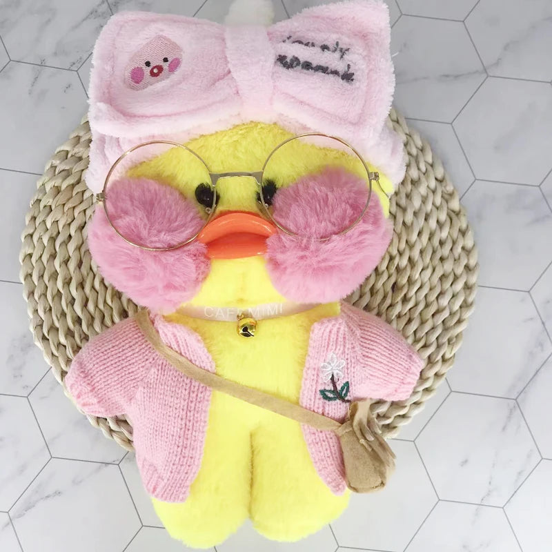 4Pcs Set Doll Clothes & Accessories for 30Cm Yellow Duck Kawaii Dolls - Image 5