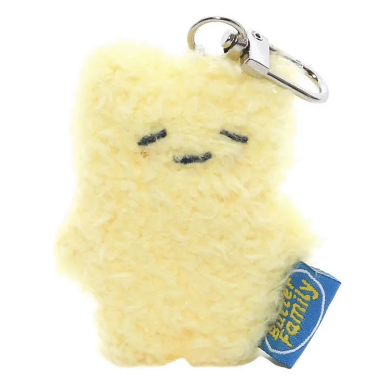 7cm Butter Rabbit Cut Plush Keychain – Adorable Anime Plush Toy - Image 3