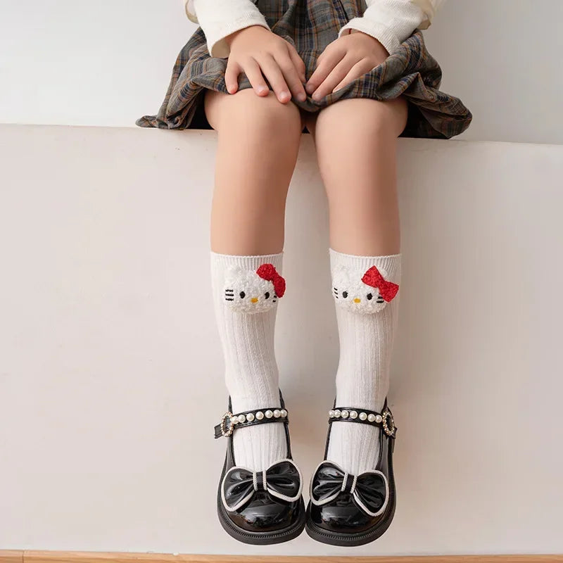 Kuromi Melody Cinnamoroll Kitty Cat Sanrio Socks – Kawaii Korean Style - Image 15