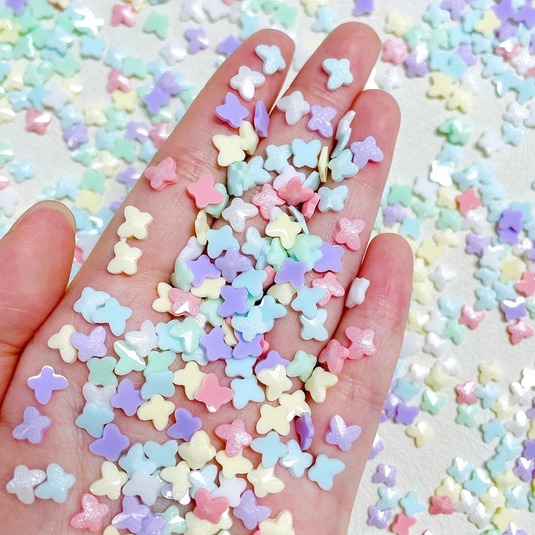 30pcs Resin Nail Charms – Kawaii 3D Shell & Jellyfish Nail Art - Image 10