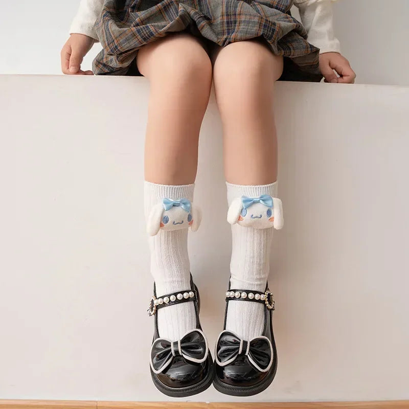 Kuromi Melody Cinnamoroll Kitty Cat Sanrio Socks – Kawaii Korean Style - Image 5