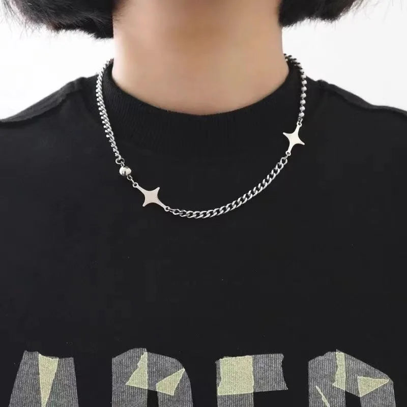 Simple Trendy Star Hollow Choker Necklace - Image 9