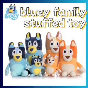 Bluey & Bingo Family Plush Toys – Soft Cartoon Dog