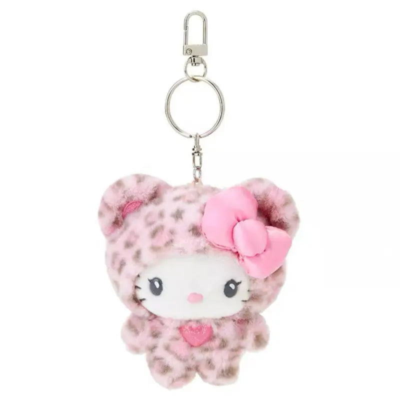 Sanrio Leopard Print Bear Series Hello Kitty Keychain Pendant - Image 8