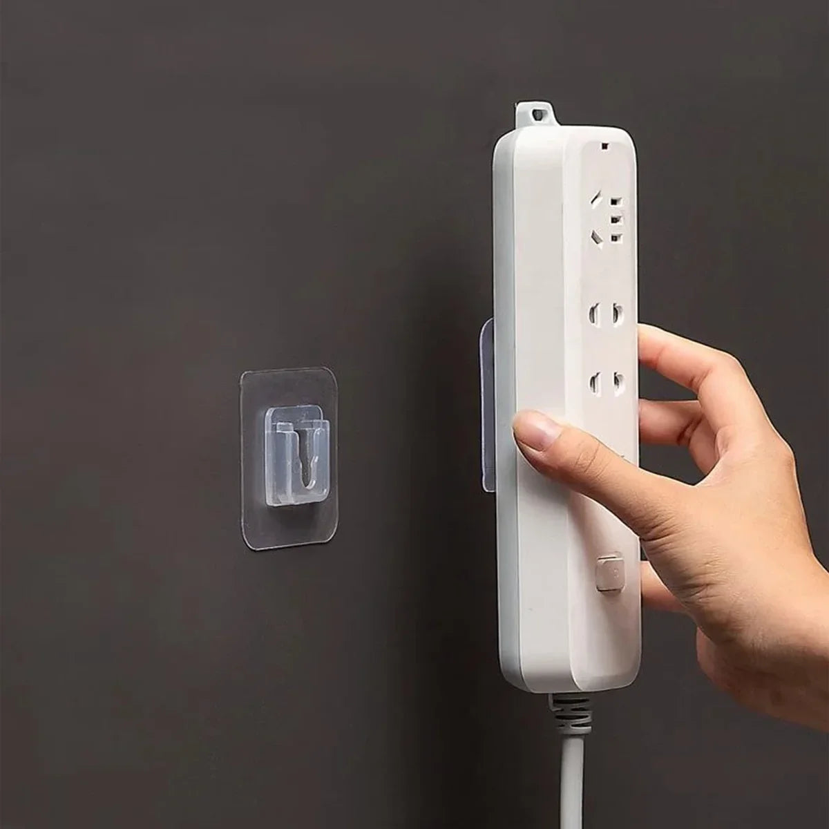 Versatile Wall Self-Adhesive Hooks for Kitchen and Bathroom Organization - Image 2