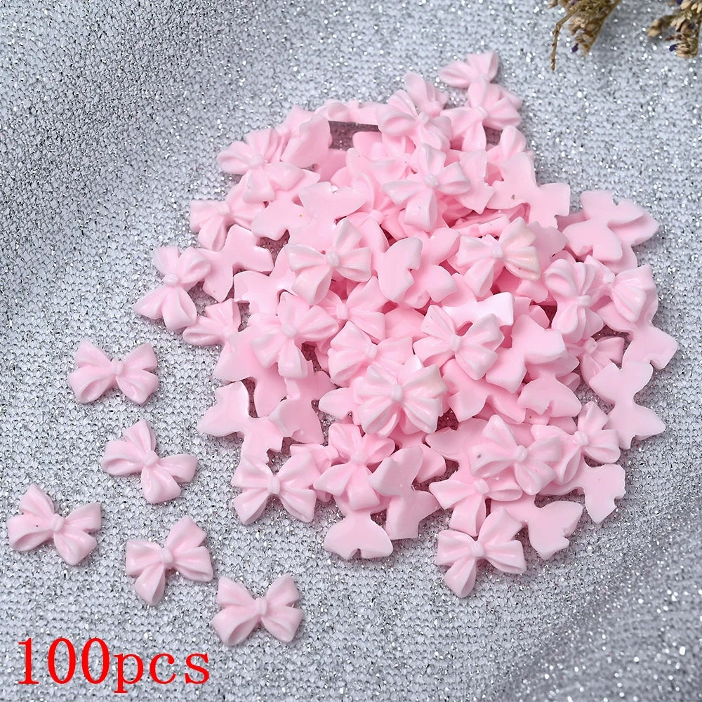 Bow Flower Nail Art Resin Decorations – Kawaii Manicures - Image 20
