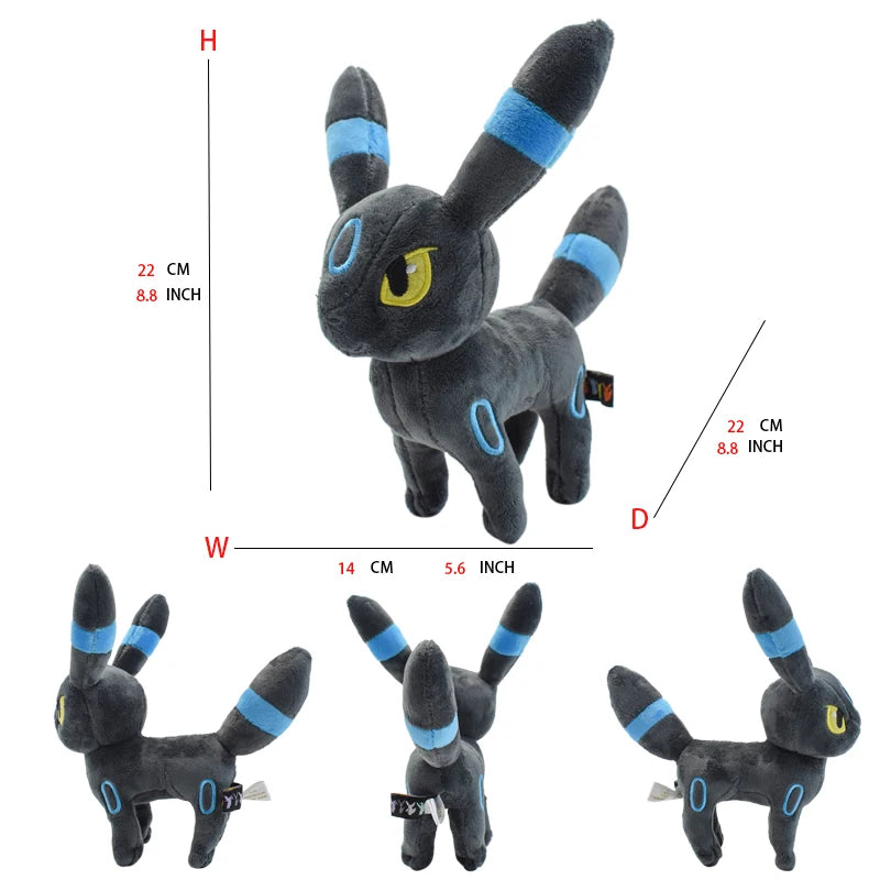 Leafeon, Vaporeon, Glaceon, Sylveon, Espeon, Umbreon Plush Toys - Image 15