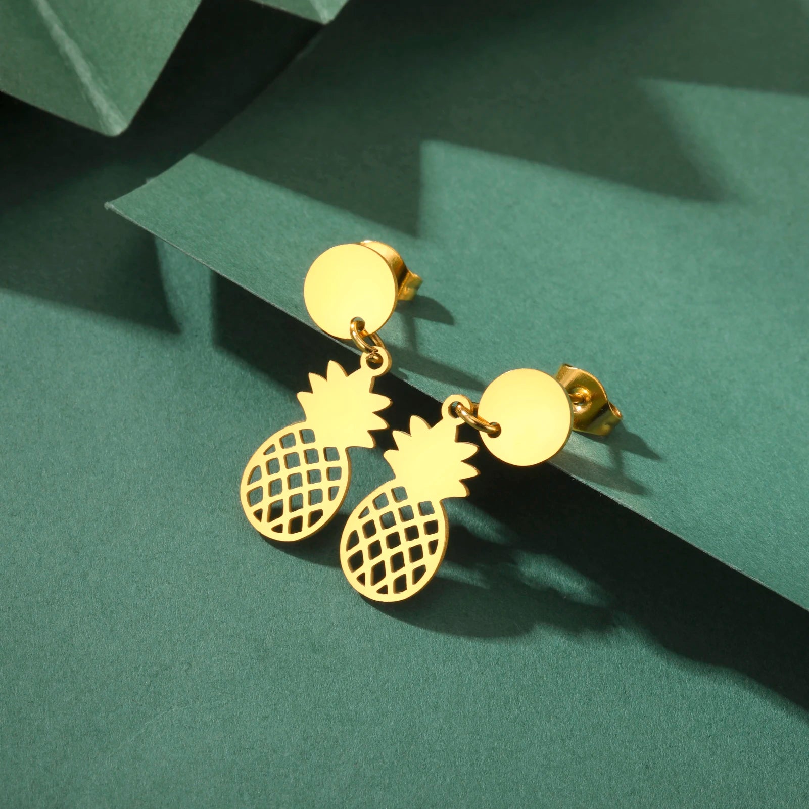 Sipuris Pineapple Earrings – Cute Kawaii Fruit Jewelry - Image 6