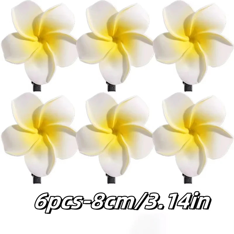Plumeria Hair Clips – Fashionable Floral Accessories for Women and Girls - Image 6