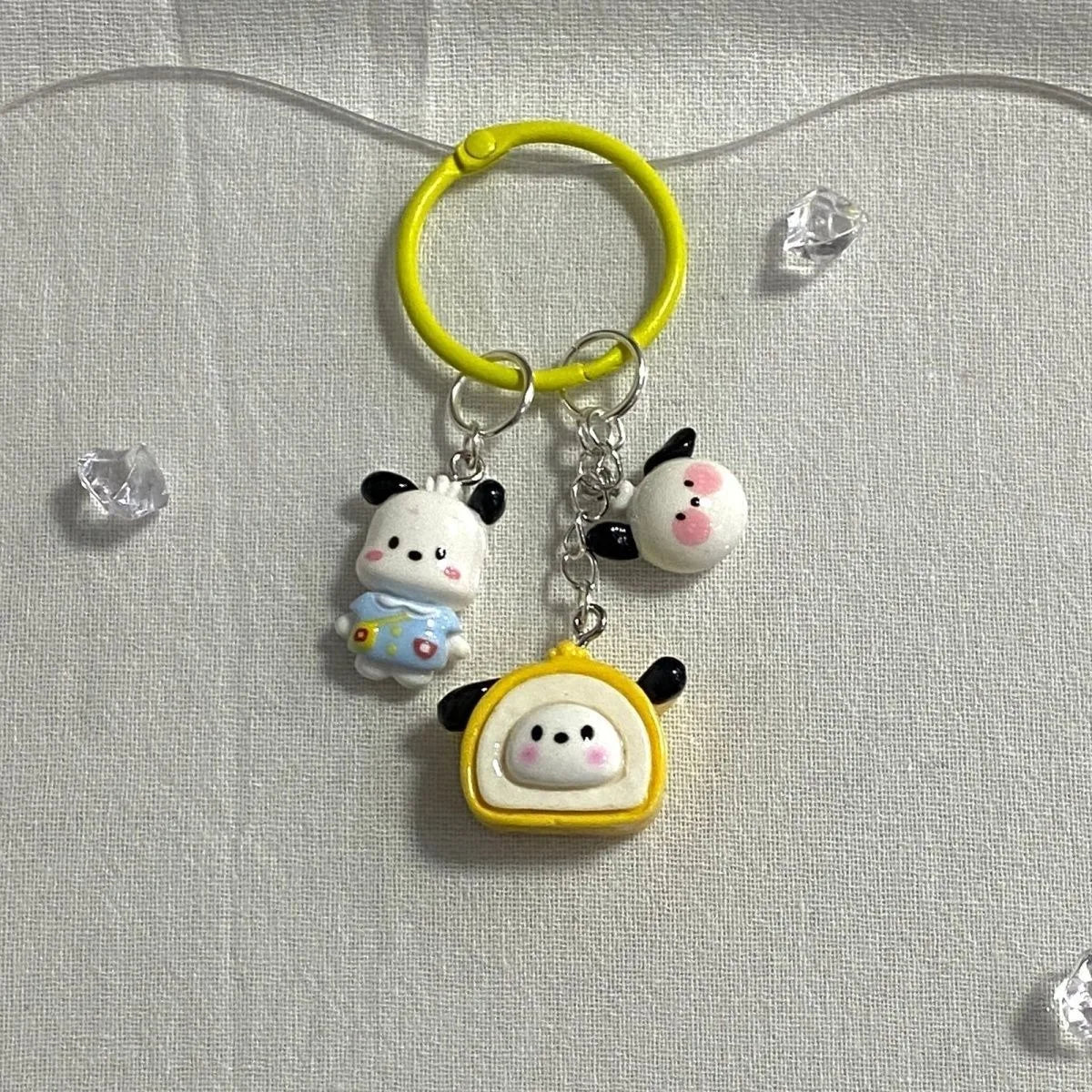 Sanrio Kawaii Anime Keychain Collection – Hello Kitty, Melody, Kuromi - Image 3