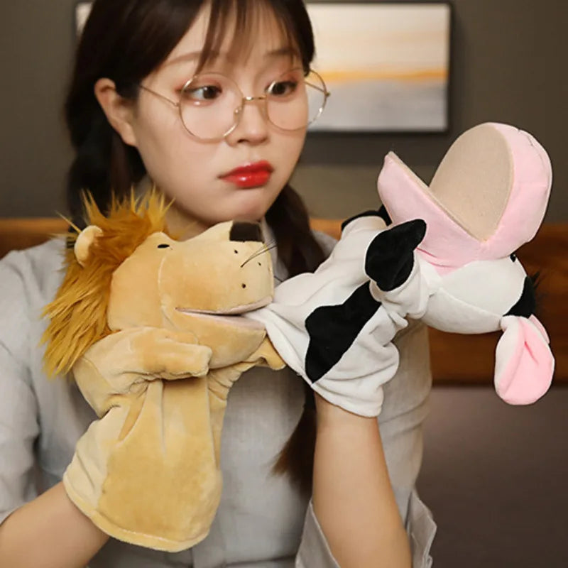 Stuffed Plush Animal Toys – Hand Finger Story Puppets for Kids - Image 4
