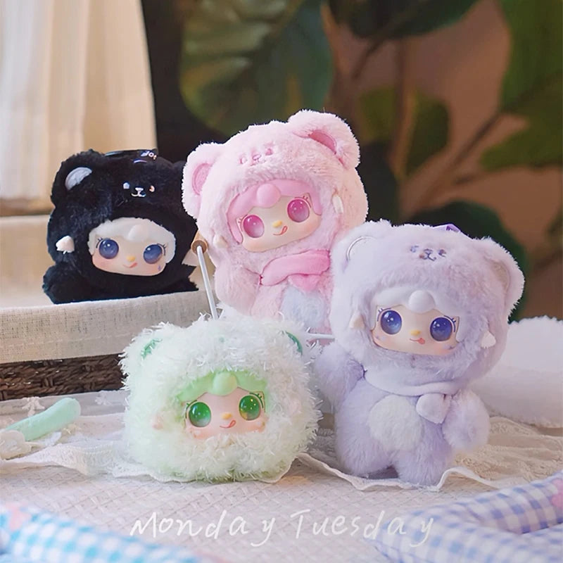 Yooki 4th Generation Blind Box Plush Toys – Adorable Bear Keychain - Image 4