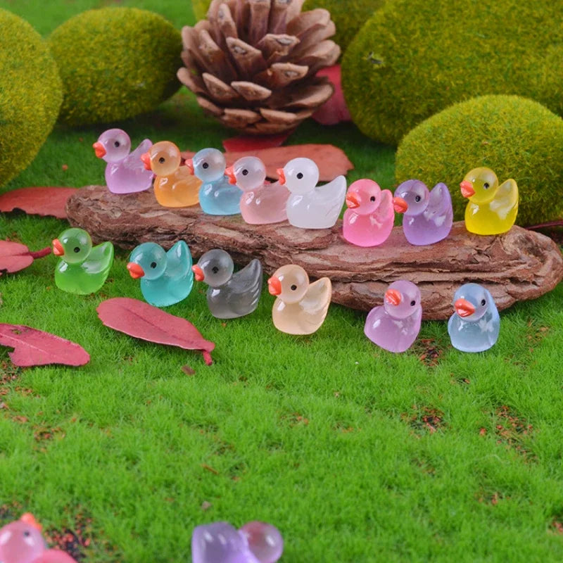 Luminous Mini Ducks – Glow in the Dark Fairy Garden Accessories - Image 5