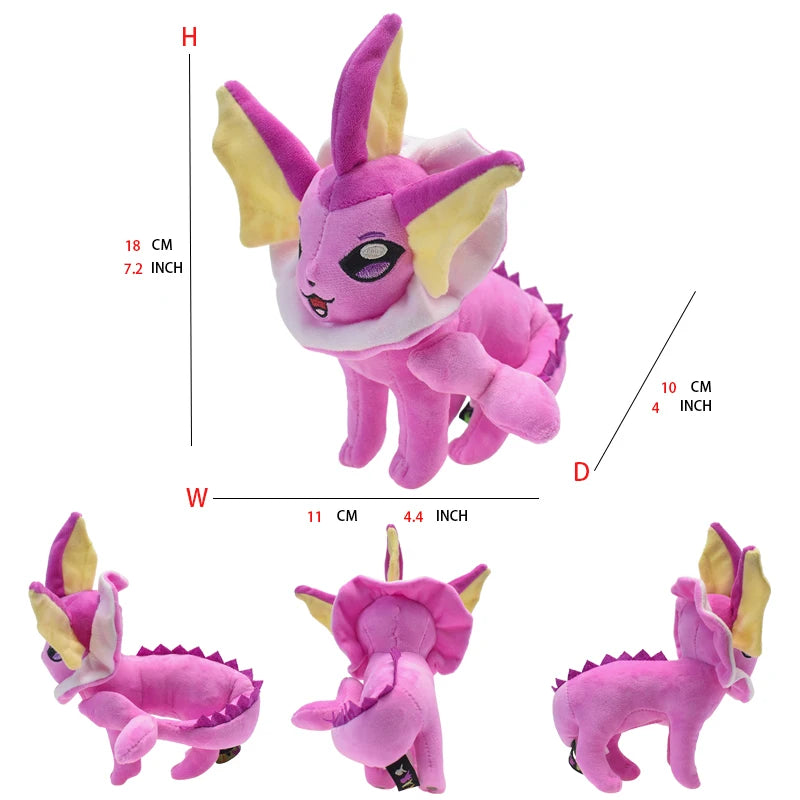 Leafeon, Vaporeon, Glaceon, Sylveon, Espeon, Umbreon Plush Toys - Image 6