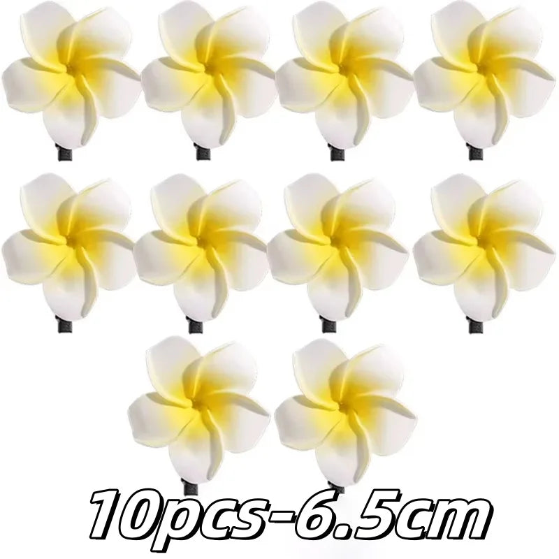 Plumeria Hair Clips – Fashionable Floral Accessories for Women and Girls - Image 7