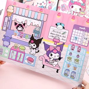 New Creative Sanrio Kuromi & My Melody 3D Sticker Book