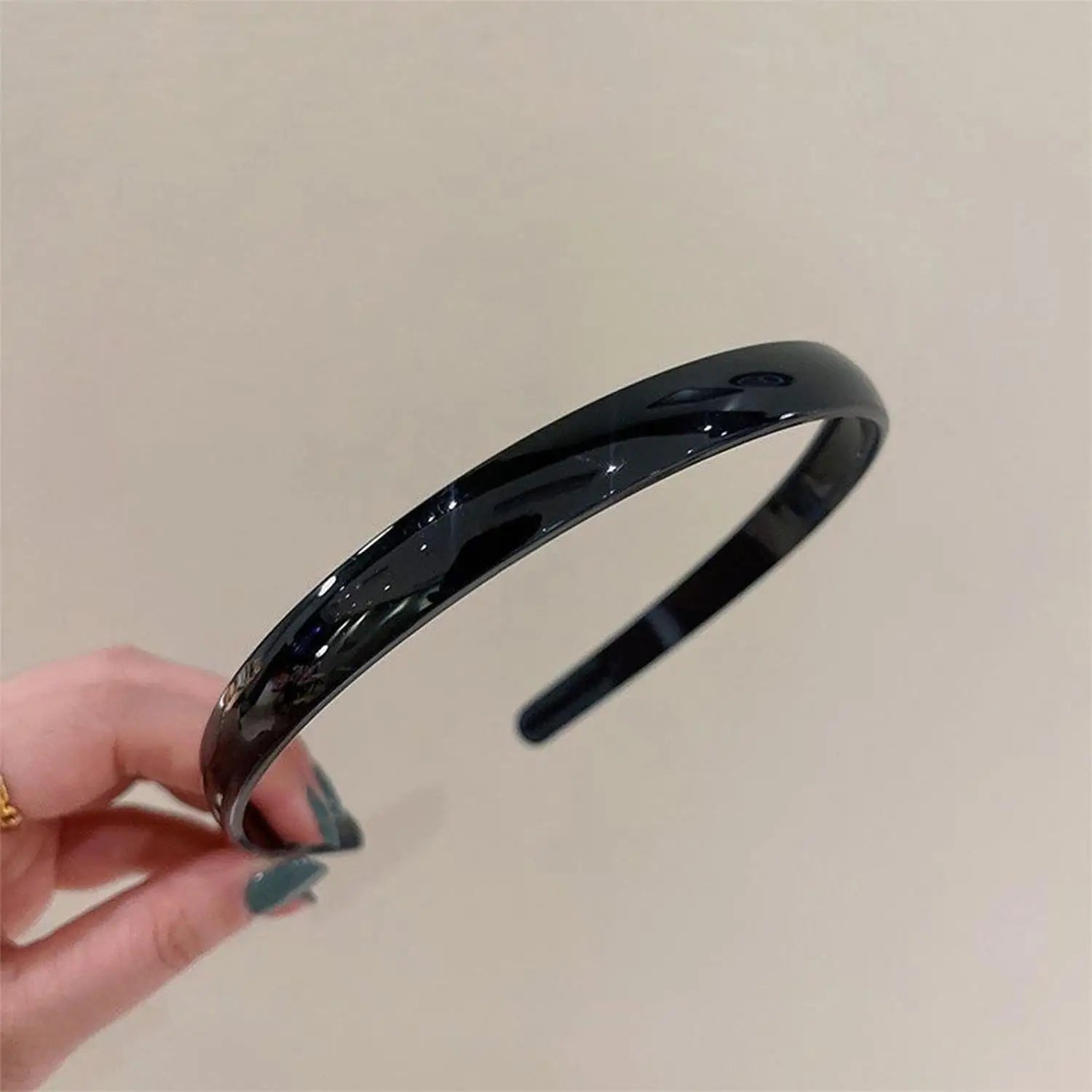 Plastic Translucent Hair Head Hoop Band – Non-slip Tooth Hairband - Image 12
