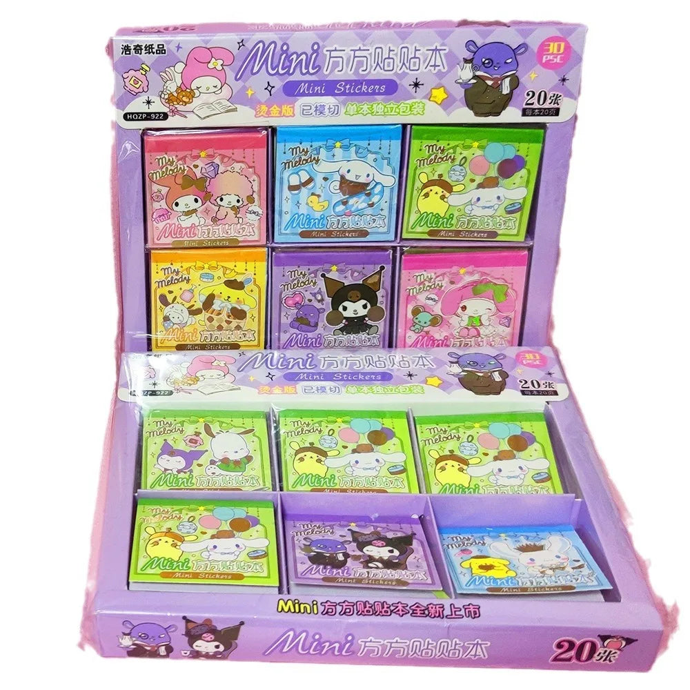 Sanrio Gold Stamping Square Stickers – Perfect for Kids and Collectors - Image 5