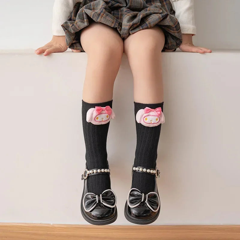 Kuromi Melody Cinnamoroll Kitty Cat Sanrio Socks – Kawaii Korean Style - Image 13