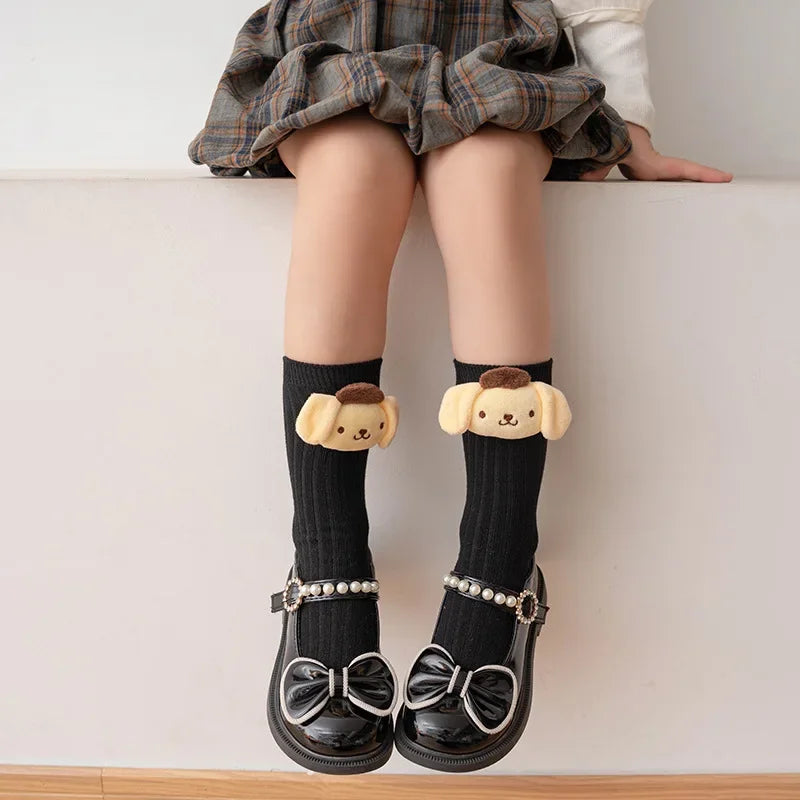 Kuromi Melody Cinnamoroll Kitty Cat Sanrio Socks – Kawaii Korean Style - Image 11