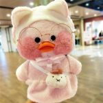 4Pcs Set Doll Clothes & Accessories for 30Cm Yellow Duck Kawaii Dolls