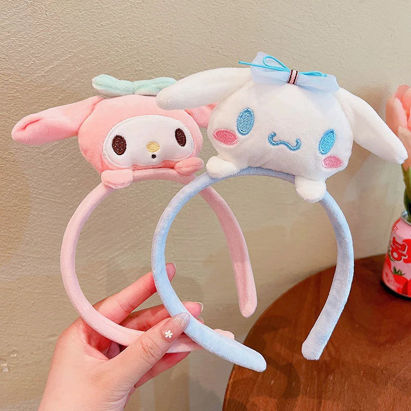 Sanrio Kuromi & Melody Plush Hairband – Practical Hair Accessory - Image 6