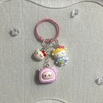 Sanrio Kawaii Anime Keychain Collection – Hello Kitty, Melody, Kuromi